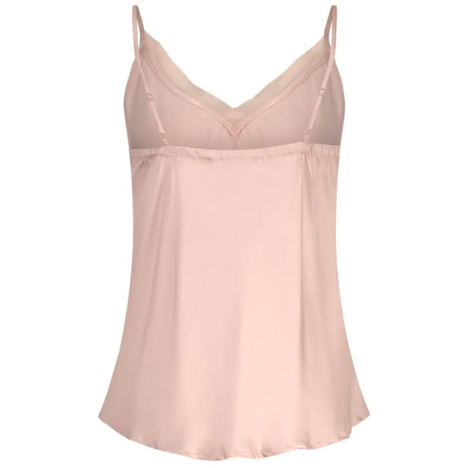 Sale Top Aniek silky | Powder | DAMES Basics|Tops