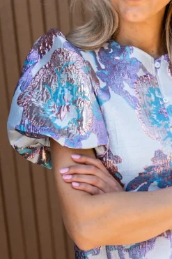 Best Top Ariël | Shiny blue DAMES Tops|Blouses