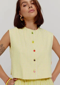 Outlet Top Charlie | Lemon | Harper & Yve DAMES Co-ords|Tops