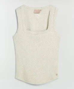 Sale Top Dieda | Salt melange | DAMES Basics|Tops