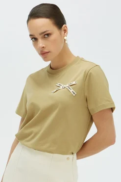 Best Top Dorie bow | Green | DAMES Tops