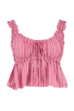 Clearance Top Eileen | Pink stripe | Harper & Yve DAMES Blouses|Tops