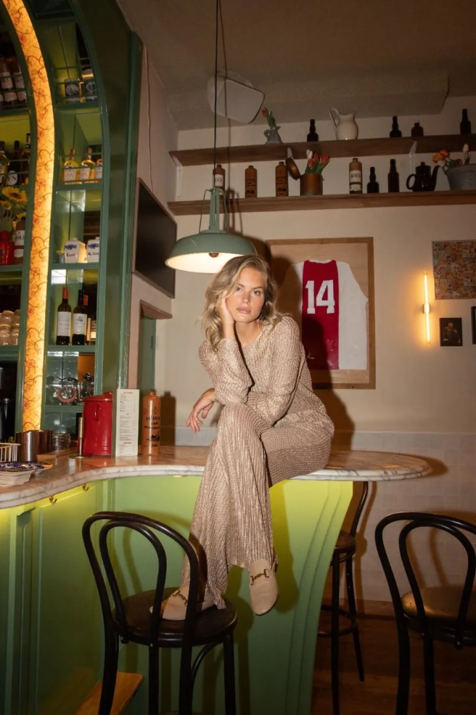 Best Top Evi | Goud | DAMES Co-ords|Tops