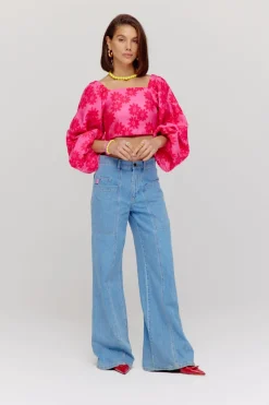 Best Top Evi | Raspberry pink | Harper & Yve DAMES Blouses|Tops