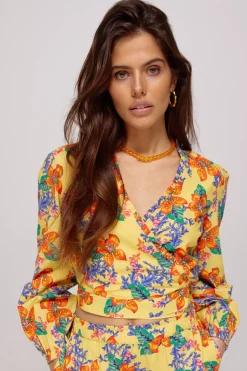 Top Flora | Banana flower | Harper & Yve DAMES Co-ords|Blouses