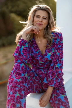 Outlet Top Flora | Iconic rose | Harper & Yve DAMES Co-ords|Tops