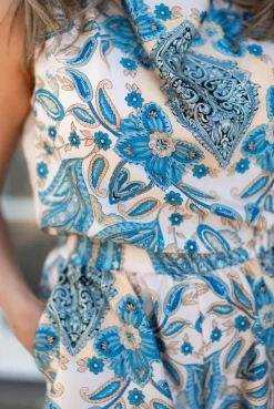 Clearance Top Kenza | Multi print | DAMES Co-ords|Blouses