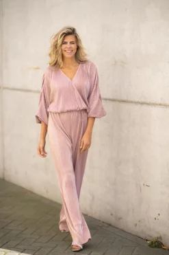 Outlet Top Plissé | Pink champagne | DAMES Co-ords|Tops