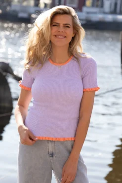 Best Top Sorbet | Lilac-orange | DAMES Tops|Snøpskes