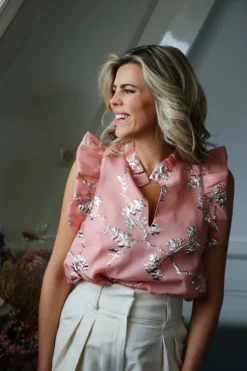 Top Vive | Living coral | DAMES Tops