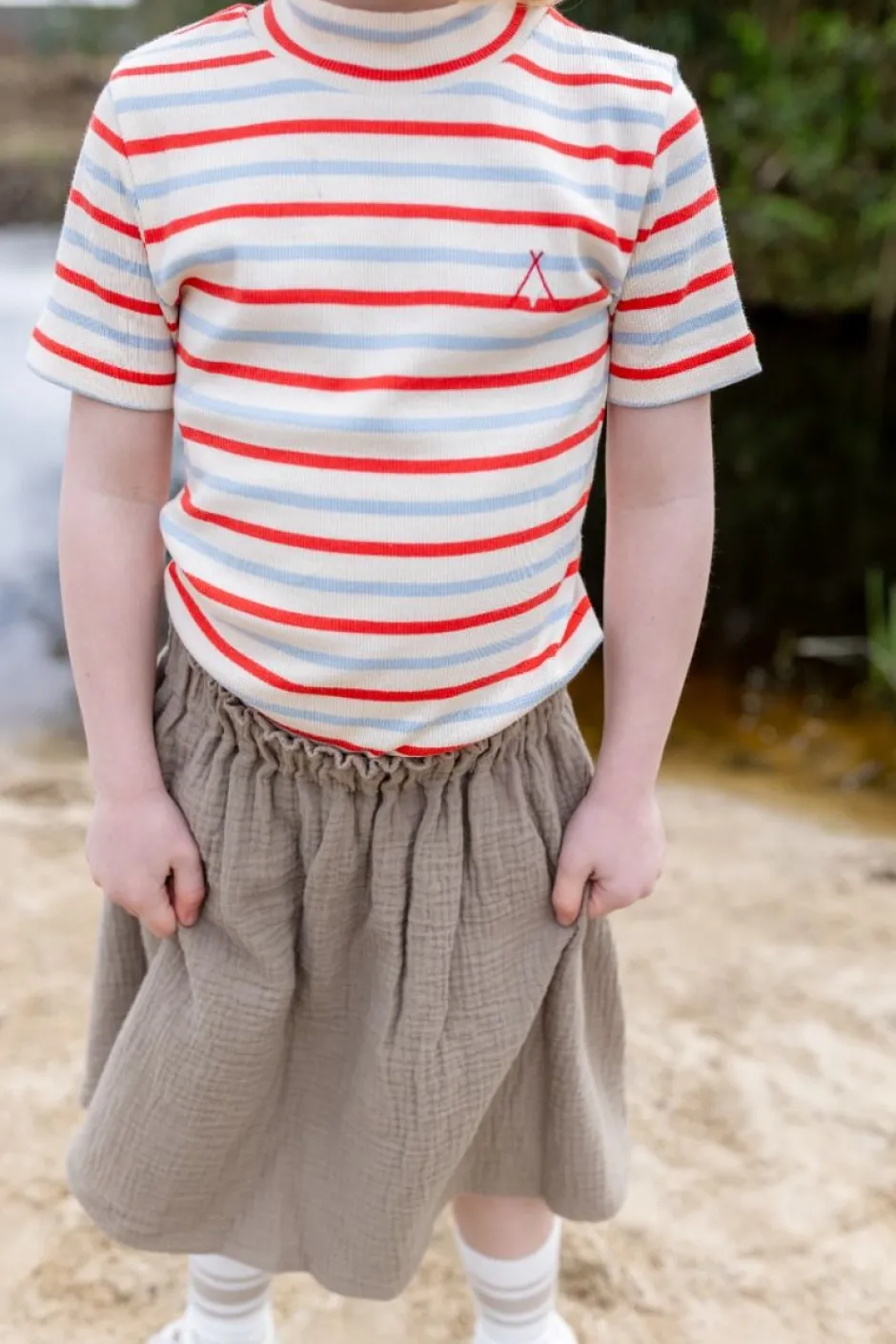 Best T-shirt Agnes | Poppy stripe | A Monday in Copenhagen Shirts