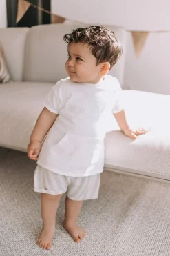 Discount T-shirt Flamé | Wit met zakje | Shirts|Shirts