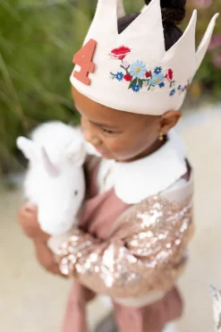 Clearance Verjaardagskroon met cijfers | Flower | DAMES Verkleden|Overige Accessoires