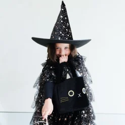 Sale Verkleedcape Aurora ruffle | Black | Mimi & Lula Verkleden