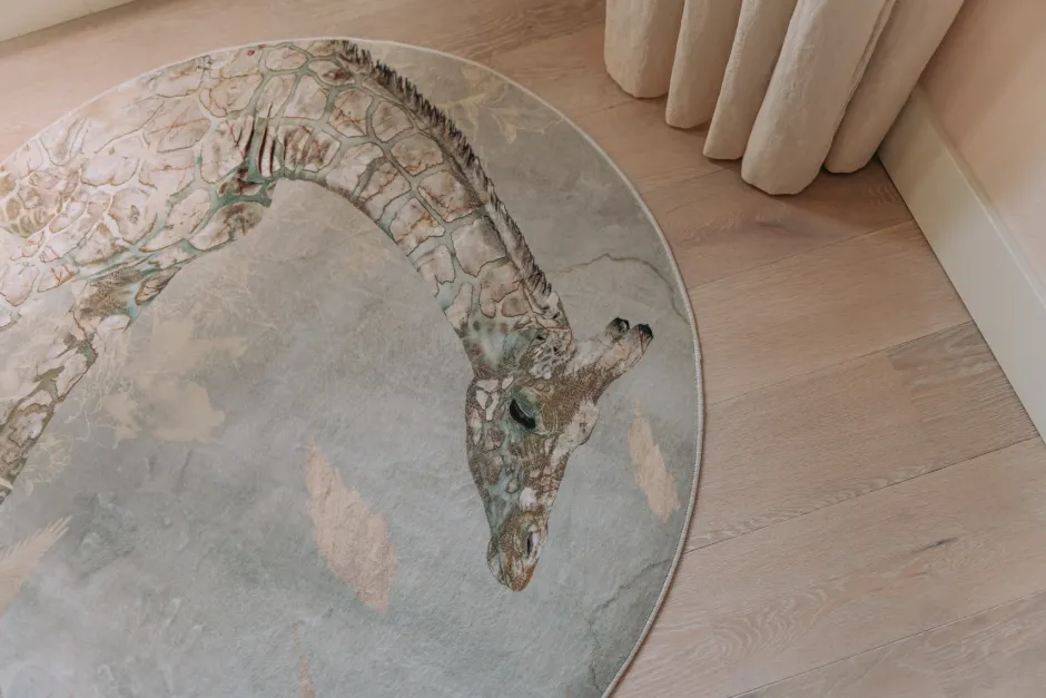 Discount Vloerkleed giraffe | Poespas Babykamer|Vloerkleden
