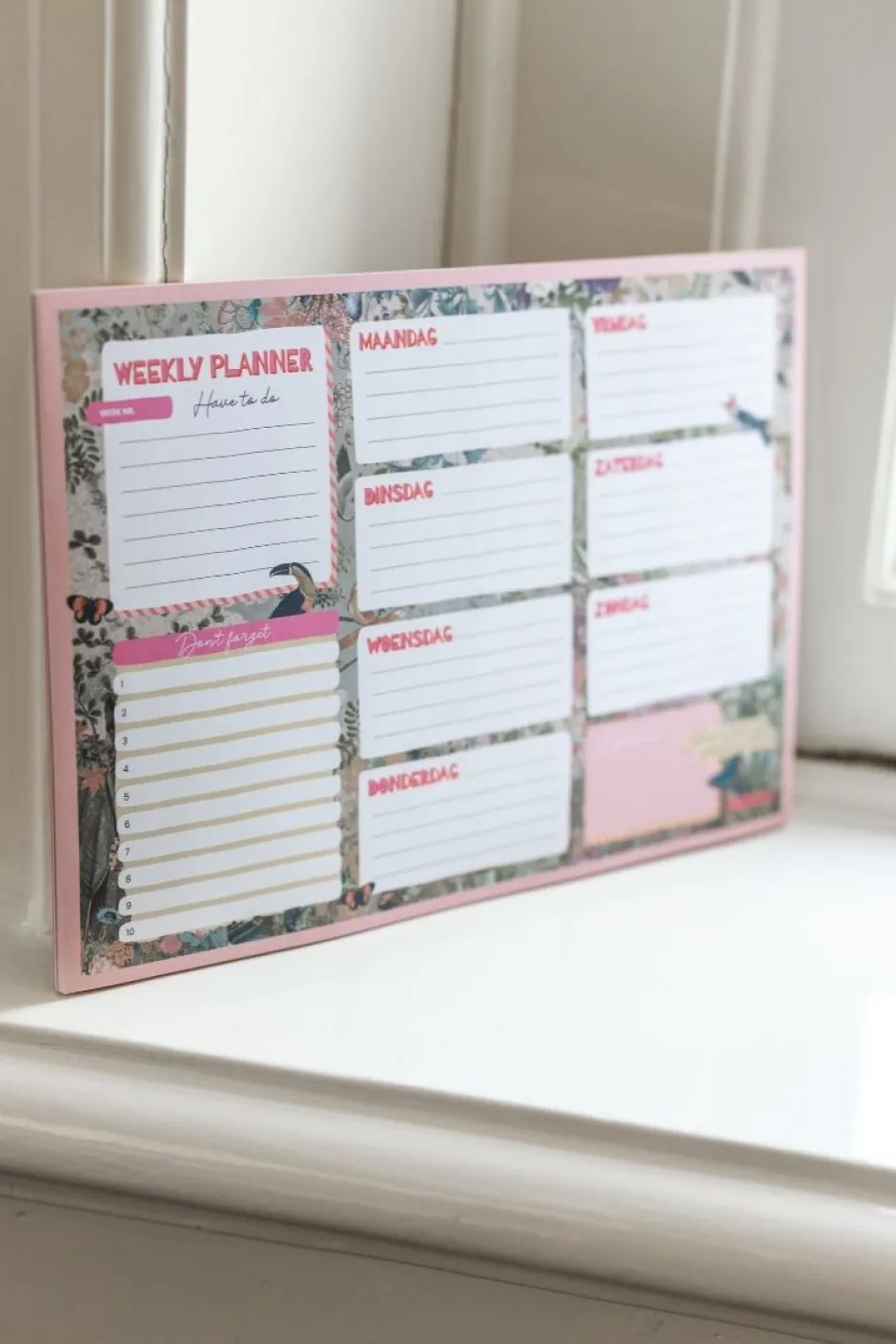 Outlet Weekly planner | A4 | DAMES Overige Accessoires|Snøpskes