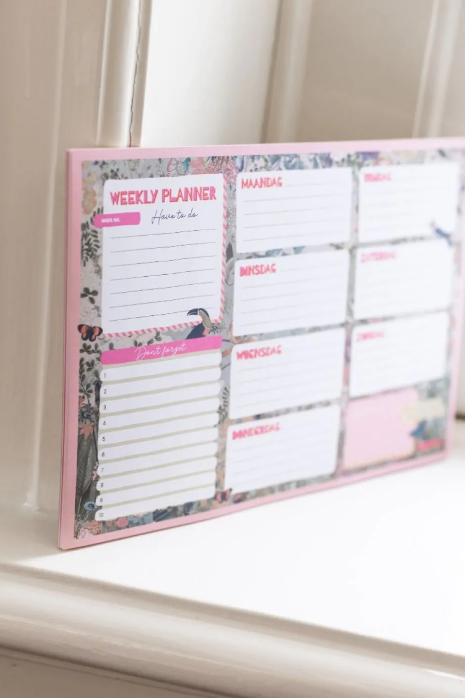 Outlet Weekly planner | A4 | DAMES Overige Accessoires|Snøpskes