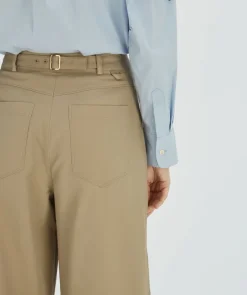 Discount Wide leg pantalon Olivia | Light Mink | DAMES Broeken