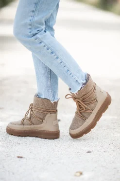Winterboots Frosty | Taupe | DAMES Laarzen & Boots
