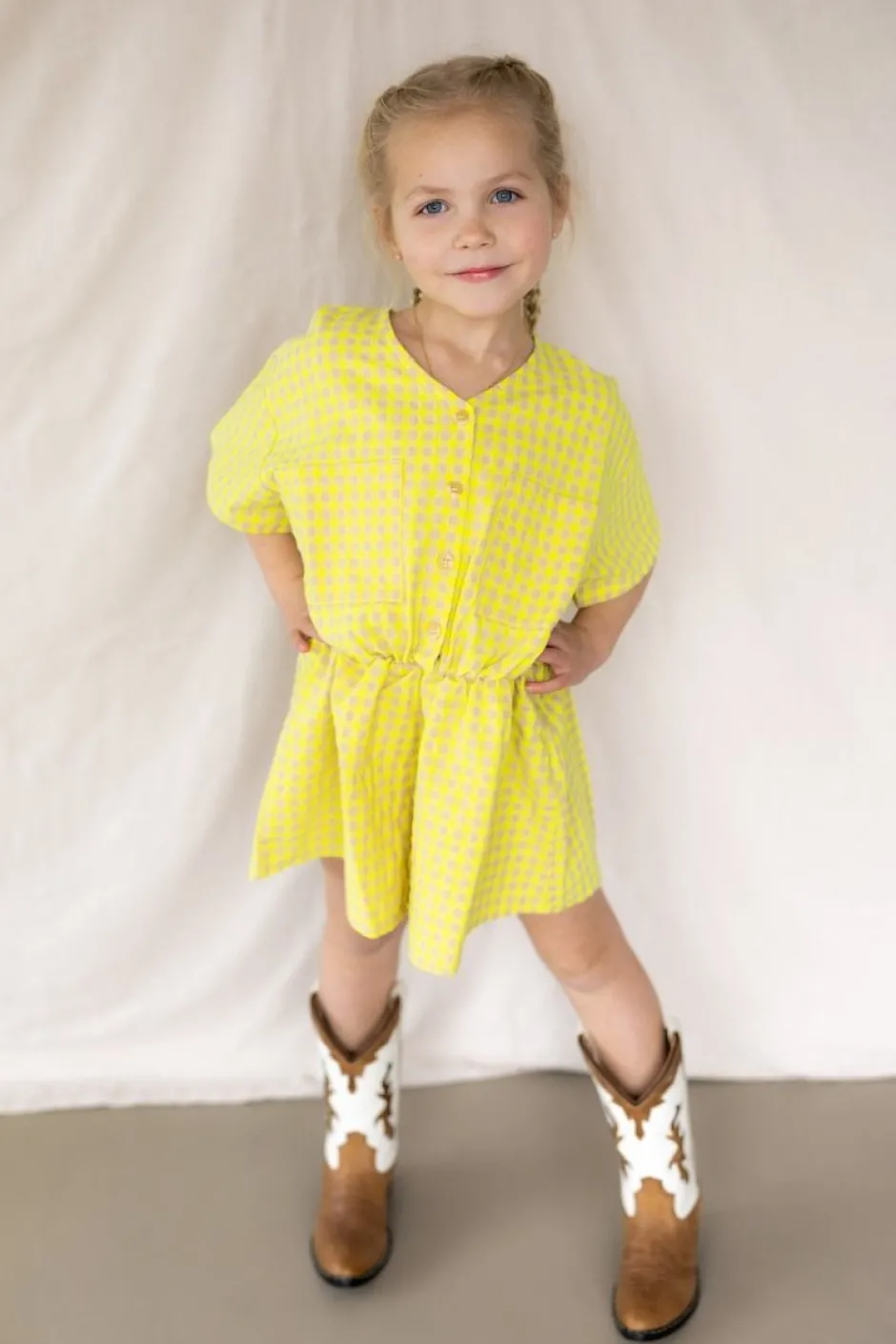 Clearance Woven playsuit Vichy | DAMES Jumpsuits|Jumpsuits