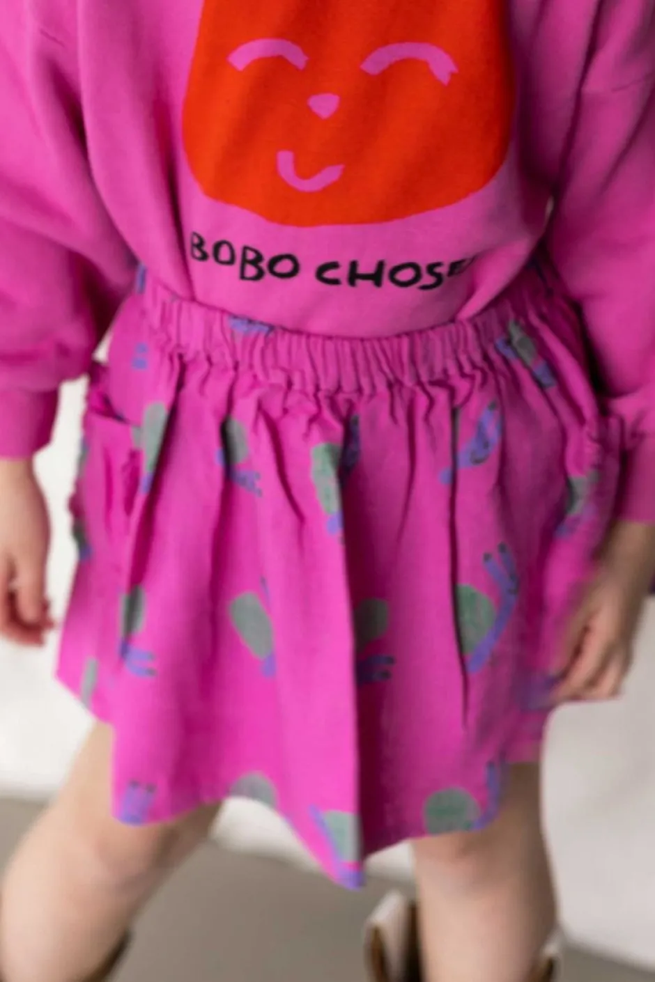 Woven skirt Funny snail all over | DAMES Rokken|Rokken