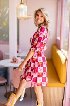 Sale Zomerjurkje Kim | Multicolor | Je m鈥檃ppelle x Poespas DAMES Jurken